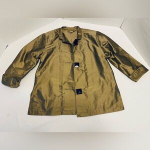 PAINTED PONY Metallic Silk Jacket, size S